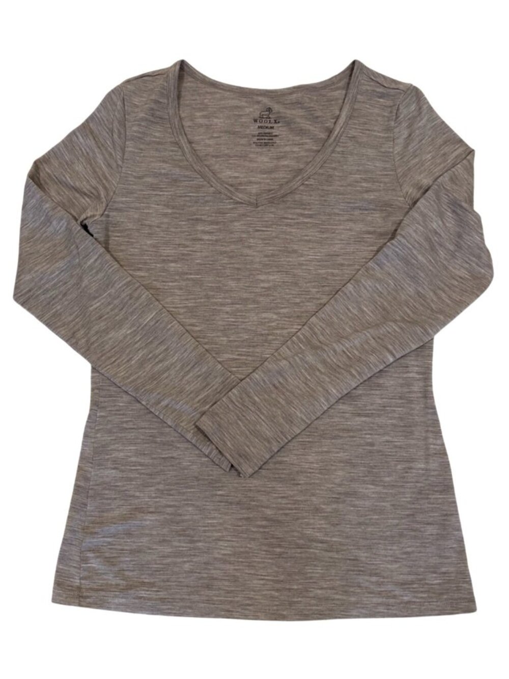 WOOLX Layla Merino Wool Long Sleeve Tee Size Medium